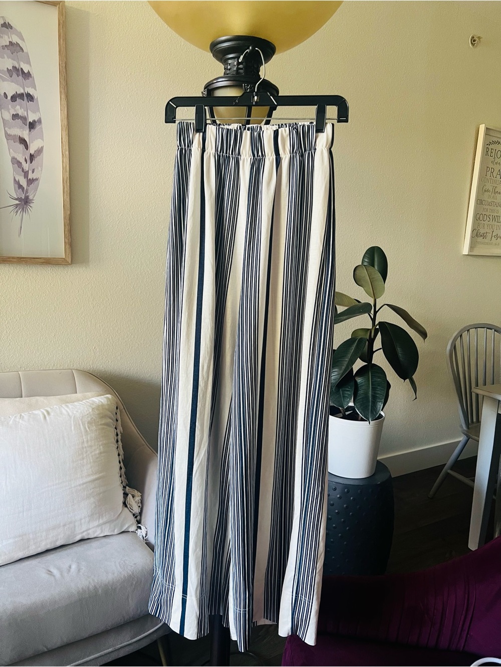 Striped Black and White pants